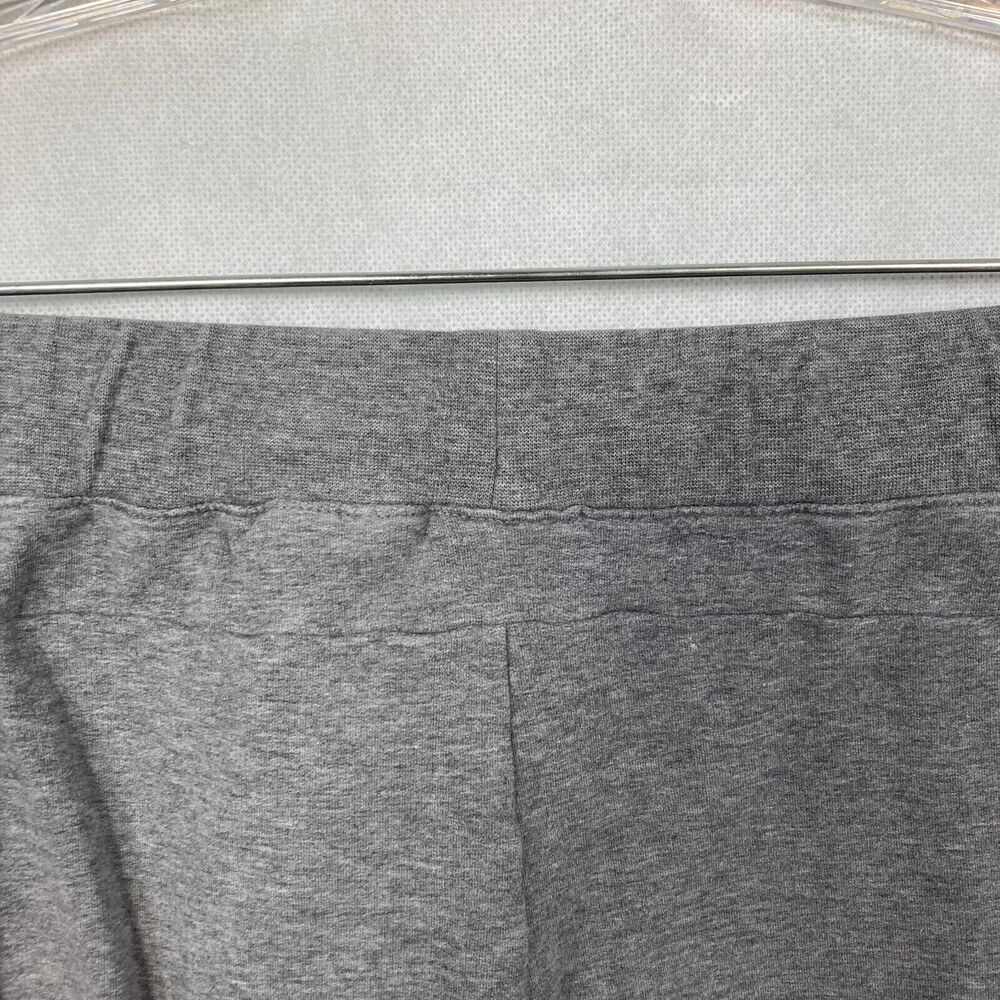Nike Sweatpants Women S Gray Black Stripe Cotton Stretch Knit Drawstring Joggers - Picture 4 of 10